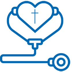 heart with cross icon